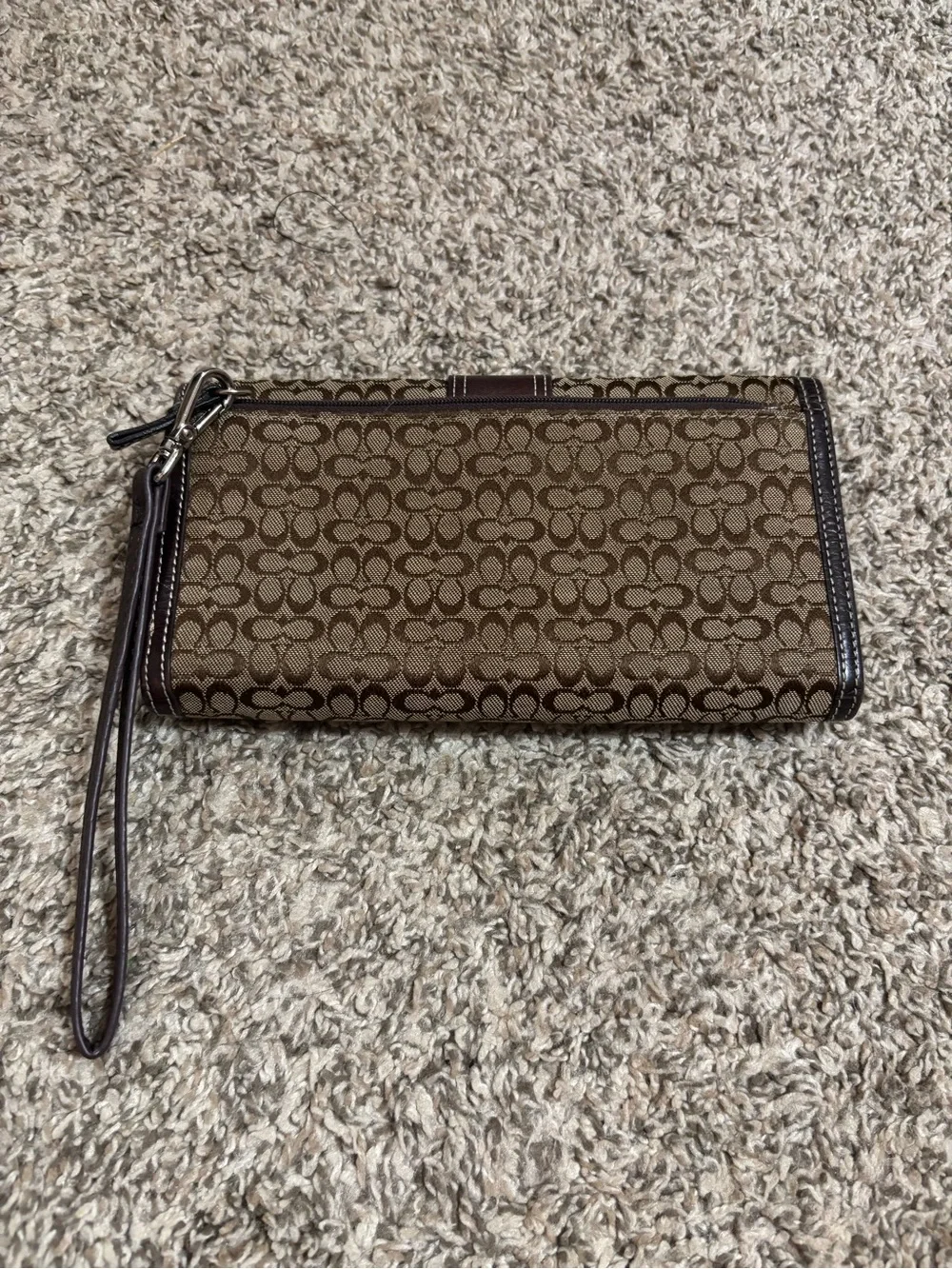 Coach soho signature jacquard wallet